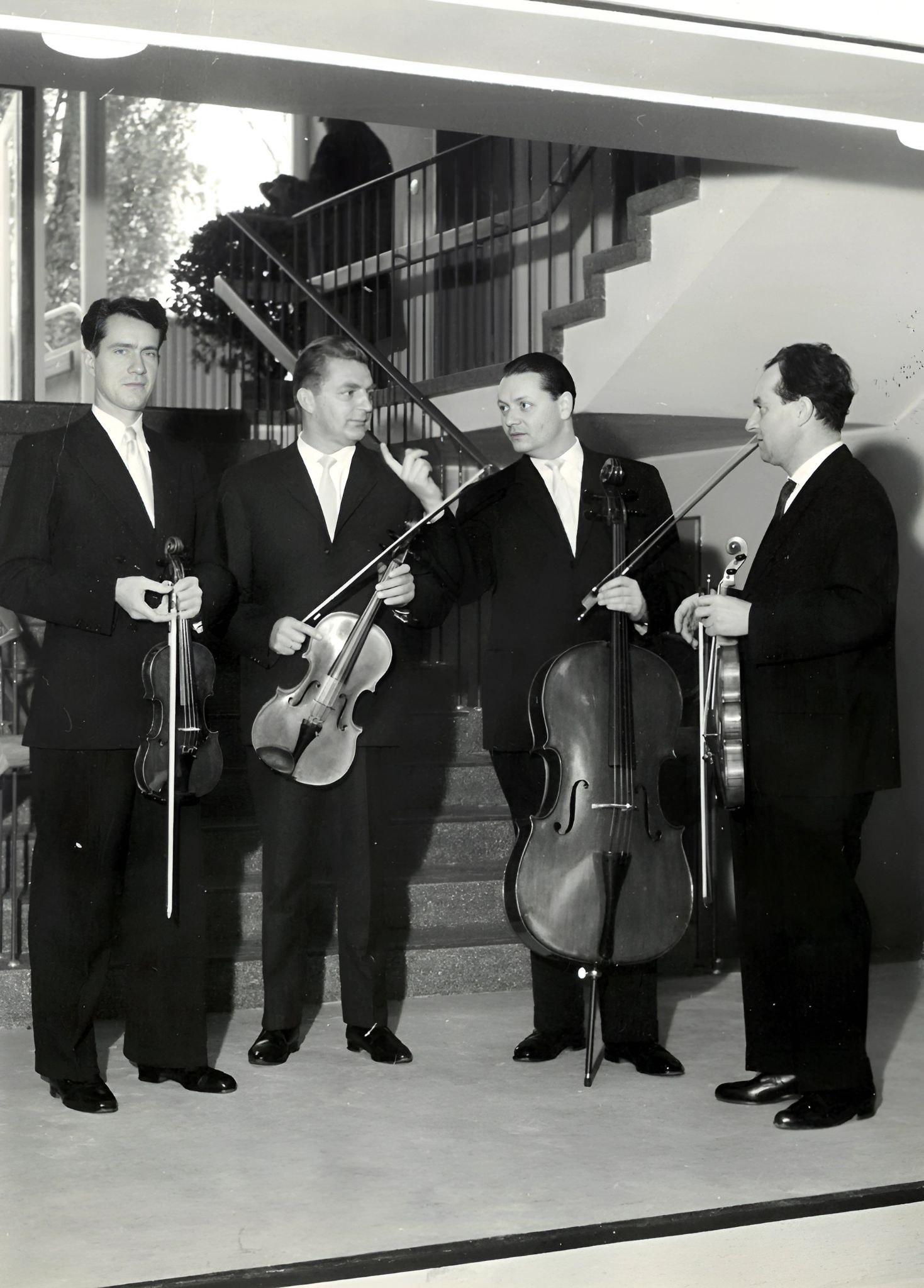 Das "Kammerquartett des Pfalzorchesters"